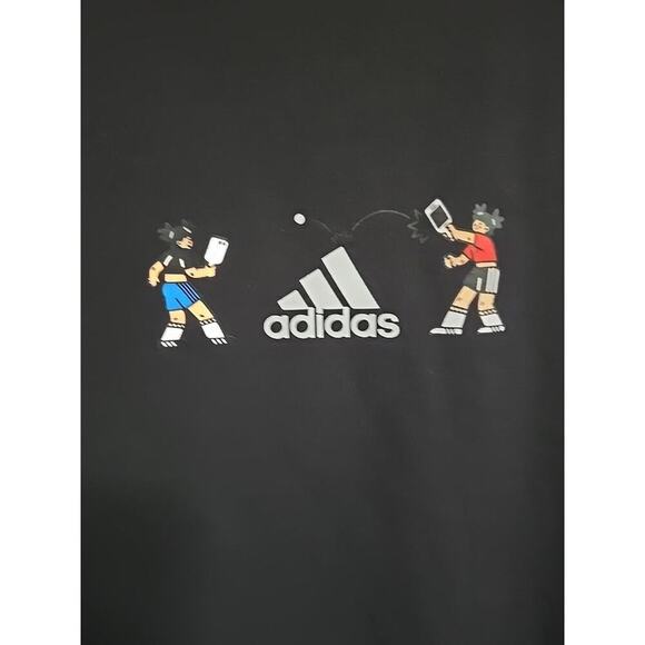 adidas Cartoon Character Logo Print Roun Neck Short Sleeve T-Shirt Asia M USA XS - Picture 2 of 9